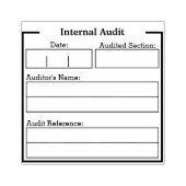 内部監査スタンプ ラバースタンプ (インプリント)