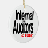 内部監査人の方が優れている セラミックオーナメント (右)