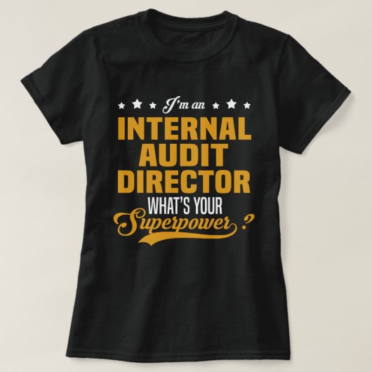 内部監査責任者 Tシャツ (デザイン正面)