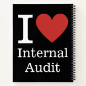 内部監査❤️ノートが大好き ノートブック (裏面)