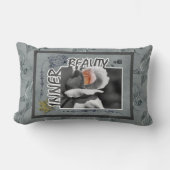 内部美しい 感動的 ランバークッション (正面)