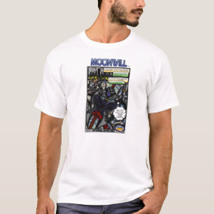 内部英雄はMoonwillに喜劇的なページ#1を示します Tシャツ