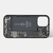 内部設計の解剖 iPhoneケース (裏面横)