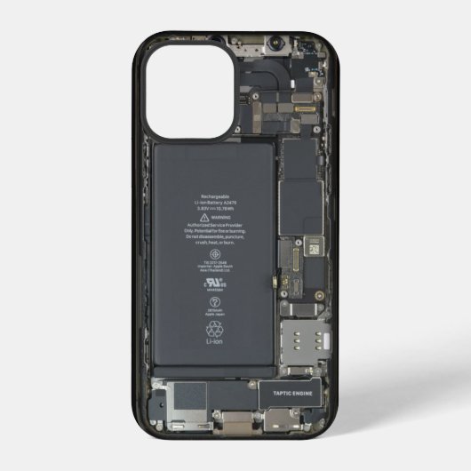 内部設計の解剖 iPhoneケース (裏面)