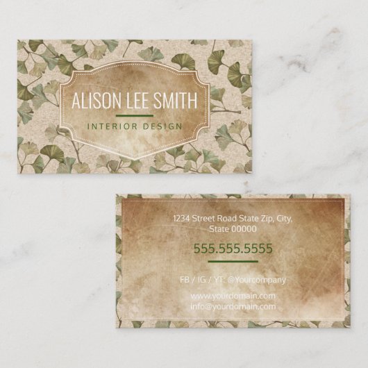 内部設計 名刺 (正面/裏面)