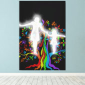 内部調和 キャンバスプリント (インサイチュ (ウッドフロア))