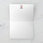 "内部音楽" Rumiの挨拶状 カード (内部)