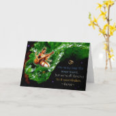 "内部音楽" Rumiの挨拶状 カード (黄色い花)