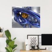 内部Bliss抽象芸術ポスター ポスター (ホームオフィス)