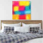 内部Grooviness キャンバスプリント (インサイチュ (寝室))