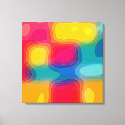 内部Grooviness キャンバスプリント (正面)