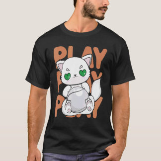 内野手のためのホッキョクギツネ野球 Tシャツ