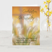 内閣官房総務大臣祝賀・リリー・クロ カード (黄色い花)