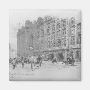 内陸のホテル、マンチェスター、c.1910 マグネット