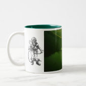 内陸の商業ダイビング ツートーンマグカップ (左)