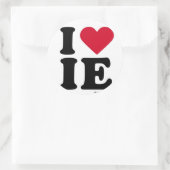 内陸帝国 – 私はIEを愛する – 私は内陸帝国を愛する ラウンドシール (バッグ)