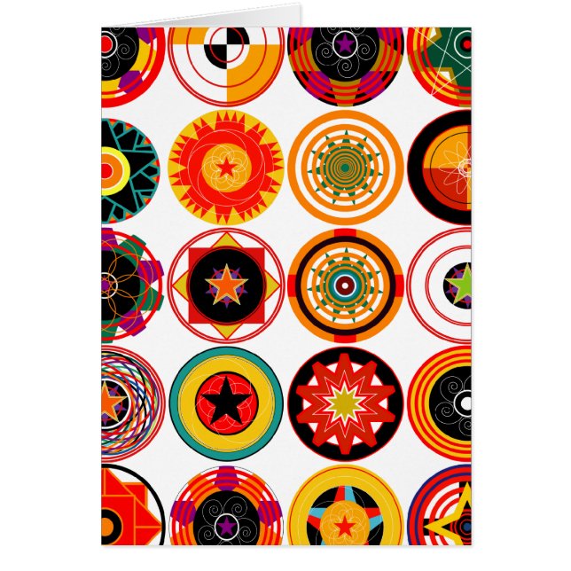 円およびらせん状 (正面)