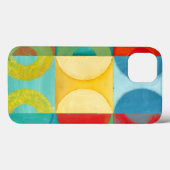 円および正方形との明るいポップアート Case-Mate iPhoneケース (裏面 (横))