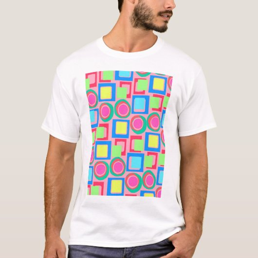 円および正方形 Tシャツ (正面)