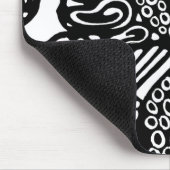 円および渦巻 マウスパッド (コーナー)