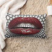 円から成っている口 ランバークッション (ブランケット)