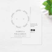 円かわいらしリース枠イヤリングジュエリー表示 (デスク)