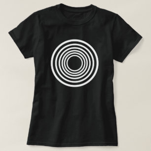 円が丸い催眠サイケデリック用Tシャツ Tシャツ