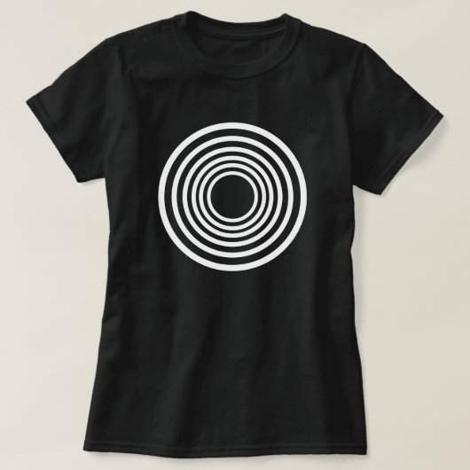 円が丸い催眠サイケデリック用Tシャツ Tシャツ (デザイン正面)
