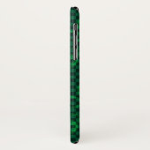 円が付いているEmo緑のパターン Case-Mate iPhoneケース (裏面/左)