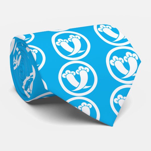 円で交差するクローブ ネクタイ (ロール)