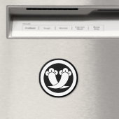 円で交差するクローブ マグネット (インサイチュ (食洗機))