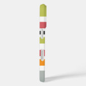 円とストライプはっきりしたモダン Case-Mate iPhoneケース (裏面 / 右)