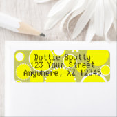 円とドット ラベル (インサイチュ)