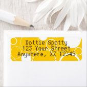 円とドット ラベル (インサイチュ)