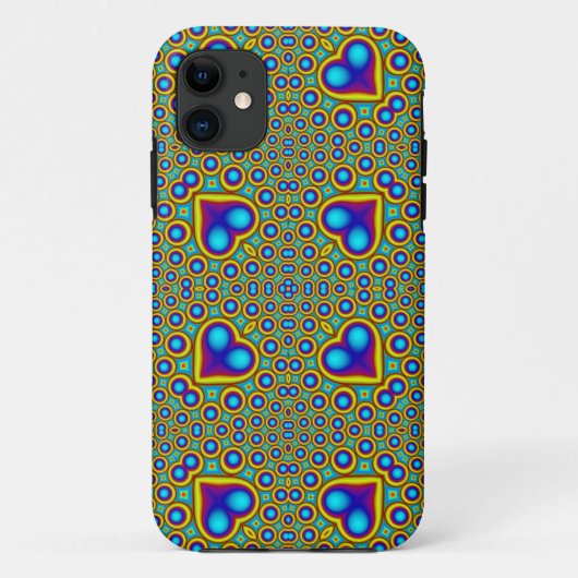 円とハースパターン Case-Mate iPhoneケース (裏面)
