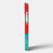 円とポップ・アートの正方形を使用した明るいアート Case-Mate iPhoneケース (裏面 / 左)