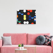 円と半円 | Sophie Taeuber-Arp | キャンバスプリント (インサイチュ (リビング))