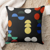 円と半円 | Sophie Taeuber-Arp | クッション (ブランケット)