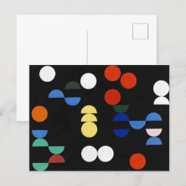 円と半円 | Sophie Taeuber-Arp | ポストカード