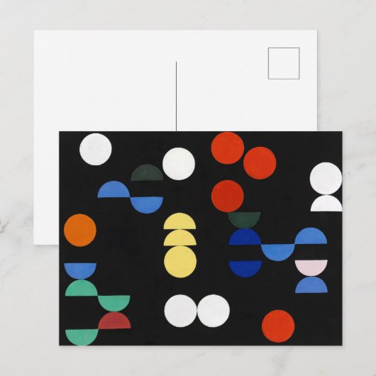 円と半円 | Sophie Taeuber-Arp | ポストカード (正面/裏面)
