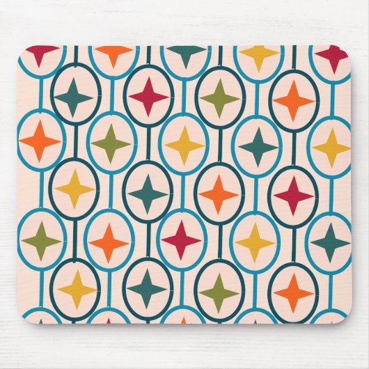 円と星 マウスパッド (正面)