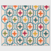 円と星 ラッピングペーパー (フラット)