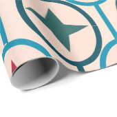 円と星 ラッピングペーパー (ロールコーナー)