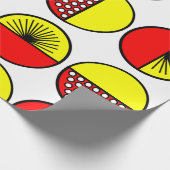 円と星 ラッピングペーパー (角)