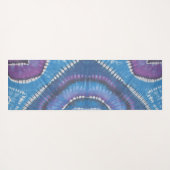 円と正方形の絞り染め ヨガマット (裏面(横))