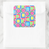 円と正方形 スクエアシール (バッグ)