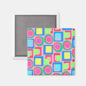 円と正方形 マグネット (正面/裏面)