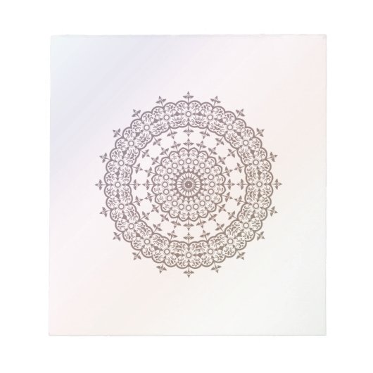 円と虹 ノートパッド (正面)