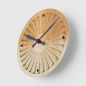 円のエア・ベント ラウンド壁時計 (傾斜)