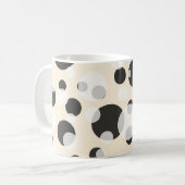 ✨円のエレガンス：水玉模様パターンマグ コーヒーマグカップ (正面左)
